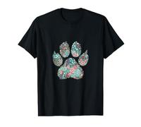Patte de Chat Florale Fleurs Sauvages T-Shirt Graphique avec Valeur