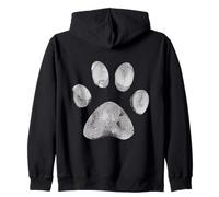 Patte de chien abstraite pour votre chien, papa, maman, nouvelle adoption de chiot Sweat à Capuche