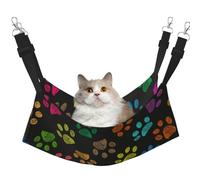 Patte de Chien colorée Arc-en-Ciel Animal de Compagnie Mignon,Hamac Suspendu pour Chat, lit Suspendu Doux Double Face pour Petits Chiens,L