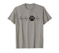 Patte de chiot Patte de cœur Vintage Dog Paw Puppy T-Shirt
