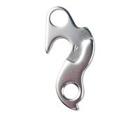 Patte de dérailleur adaptable cadre aluminium Sélection CGN Cycle Lapierre/Bianchi/Look/Peugeot/BMC/BH/Kross Argenté