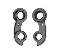 Union Fahrrad – Patte de dérailleur GH-242 – Noir/Silver – Compatible B'Twin, GT, Haibike