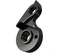 Patte de dérailleur arrière de vélo en alliage d'aluminium pour axe | Convient pour les vélos à essieu traversant Thomson, alliage d'aluminium CNC, finition noire, espacement des trous de 28 mm