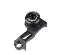 Patte de dérailleur arrière en alliage d'aluminium étendue pour vélos UDH compatible avec les cadres, distance du trou de vis 49 mm pour un support fiable du dérailleur (pour M12 x P1.0)