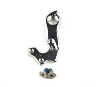 Patte de dérailleur arrière en alliage d'aluminium pour Merida pour Orbea, Bianchi, Fuji, vélo Gear Mech Tail Hook Support Dropout pour VTT et vélo de route Argenté