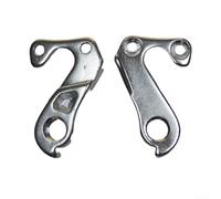 Patte de dérailleur arrière en alliage d'aluminium pour Spicy Zesty Raid X-Control Froggy Tandem pour vélo Crochet de queue de vélo Support mécanique Argenté avec vis Liste compatible