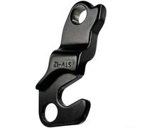 Patte de dérailleur arrière en alliage d'aluminium pour vélos, longueur 68 mm, espacement des trous de 45 mm, noir, compatible avec la plupart des cadres de vélo de route et de montagne