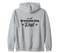 Patte De Papa De Chien Fier De Chien du Groenland Sweat à Capuche