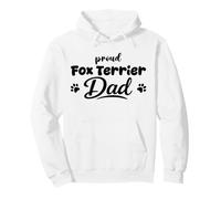 Patte De Papa De Chien Fier Fox Terrier Sweat à Capuche