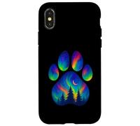 Patte de pin Aurore boréale pour garçons et Filles Coque pour iPhone X/XS