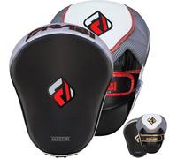 Patte d'ours Farabi Sports - Pads d'entraînement - boxe MMA, Muay Thai - Taille Unique - Rouge 1