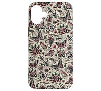 Pattern Designs ASZ - Vintage Tattoo Art Pattern Skulls Coque pour iPhone 16 Plus
