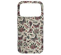 Pattern Designs ASZ - Vintage Tattoo Art Pattern Skulls Coque pour iPhone 17 Pro