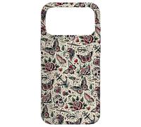 Pattern Designs ASZ - Vintage Tattoo Art Pattern Skulls Coque pour iPhone 17 Pro Max