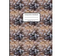 Patterns Composition Notebooks, 200 Pages, 8.5" x 11" , Ruled Paper, A Field of Delicate Dandelion Seeds Pattern Covers