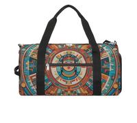 Patterns of Ancient Civilization Figures Sac de sport pour homme et femme Sac fourre-tout imperméable Grand sac de sport pour voyage et entraînement