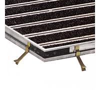 Pattes à sceller pour cadre de paillasson tapis-brosse - 4 pièces DINAC