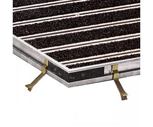 Pattes à sceller pour cadre de paillasson tapis-brosse - 4 pièces DINAC