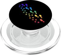 Pattes de Chien Arc-en-Ciel pour Les Amoureux des Chiens PopSockets PopGrip pour MagSafe