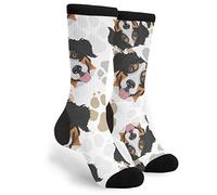 Pattes De Chien Bouvier Bernois Unisexe Chaussette De Course Chaudes Chaussette De Travail Durabilité Chaussettes De Sport Pour Marche Randonnée Intérieur