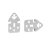 Pattes de fixation murale pour coffret Atlantic métal - pour charge de 300kg - traitement anti-corrosion