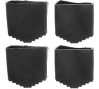 Pattes de marchepied - 4 pièces de pieds en caoutchouc pour échelles, échelle en aluminium, échelle en bois, pieds de rechange pour échelles 23x66mm, stable antidérapant, pour échafaudage pliant pour