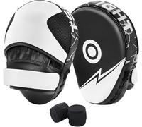 Pattes d'ours Boxe MMA Incurvé Art Martiaux Bouclier, Muay Thai Kick Boxing Bouclier de Frappe Maya Hide Cuir Cible D'entraînement Mitaines Focus Pads Sports de Combat Taekwondo