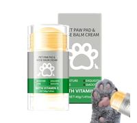 Pattes sèches craquelées de chien, bâton de baume pour pattes de thé vert, sucette pour chiot sans léchage, pommade naturelle, 40 g, soin des pattes de chat et de chien, hydratant pour les pattes,