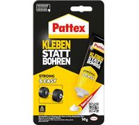 Pattex 1366091 Adhésif à usages multiples "Collage au lieu de forage" 50 g, Blanc