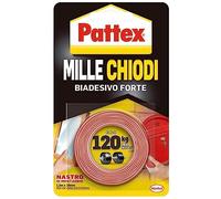 Pattex 1415580 Millechiodi Tape Ruban adhésif double face 19 mm x 1,5 m