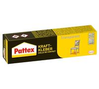 Pattex 1419344 Colle de contact "Transparent" 125 g, Noir/jaune
