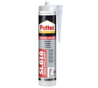 Pattex 1535859 SL 618 Silicone pour châssis et construction, transparent, 300 ml
