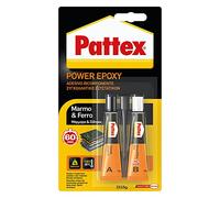 Pattex 1659548 Sticker époxy pour marbre et fer, 15 g + 15 g