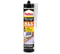 Pattex 1828610 Colle de montage "Tous les matériaux" 450 g, Blanc