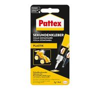 Pattex 1865992 Colle à prise rapide"Plastique", Noir/rouge, l'emballage peut varier