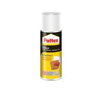 Pattex 272776 Adhésif en aérosol "Power Spray" permanent, Noir/jaune | Collage rapide et durable, pour bois et plastique