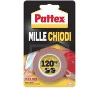 Pattex Ruban adhésif double-face Millechiodi 1415580 19 mm x 1,5 m