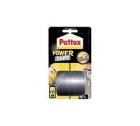 Pattex Power Tape, Ruban adhésif gris de 5m extra fort pour charges lourdes, Bande adhésive toilée tous supports, Rouleau adhésif étanche