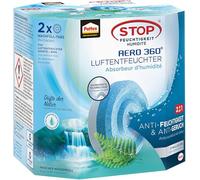 Pattex Recharge AERO 360° Cascade fraîche Tabs - Réduit humidité & mauvaises odeurs - Pack 2x450g