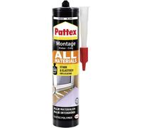 Pattex 1828610 Colle de montage "Tous les matériaux" 450 g, Blanc