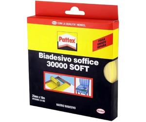 Pattex Autocollants universels 30000 Soft double face 25 mm x 10 m