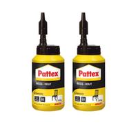 Pattex Bois Classic, colle vinylique hautement résistante pour montage, assemblage, placage ou contrecollage sur bois, blanche, 250 g (Lot de 2)