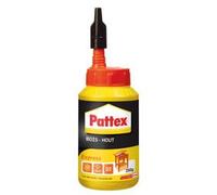Pattex Bois Express, colle à bois à séchage rapide, colle vinylique pour montage, assemblage, placage ou contrecollage sur supports en bois, colle blanche, 250 g