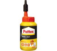 Pattex Bois Express, colle à bois à séchage rapide, colle vinylique pour montage, assemblage, placage ou contrecollage sur supports en bois, colle blanche, 250 g