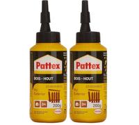 PATTEX Colle à Bois PU, spécial collage extérieur - Biberon 200g (Lot de 2)