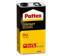 Pattex Colle Contact Type Néoprène, Formule Gel, Colle tous Supports à Double Encollage, Bidon 4.25Kg