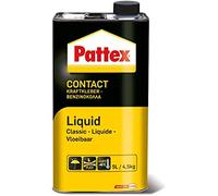 Pattex Colle contact type néoprène- Formule Liquide tous matériaux- bidon 4,5 kg