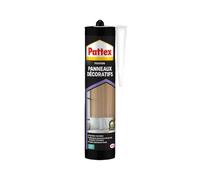 Pattex Colle de Fixation Multi-matériaux Pour Panneaux Décoratifs - Ultra Forte (Cartouche 470 g)