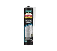 Pattex Colle Fixation Pavés de Verre (cartouche 470 g) - Colle de fixation résistante - multi-usages pour divers matériaux