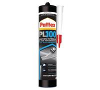 Pattex colle fixation pl100 cartouche 380g blanc